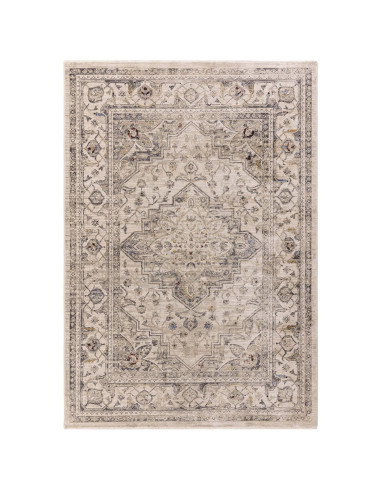 Tappeto Sovereign Ash Medallion: eleganza e durata in un design classico persiano, perfetto per ambienti raffinati e accoglient