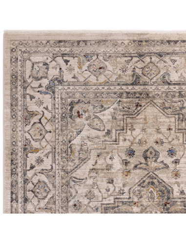 Tappeto Sovereign Ash Medallion: eleganza e durata in un design classico persiano, perfetto per ambienti raffinati e accoglient
