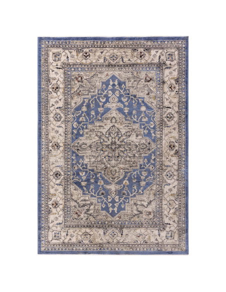 Tappeto Sovereign Blue Medallion: eleganza classica e colori raffinati, perfetto per chi ama i tappeti tradizionali dal design