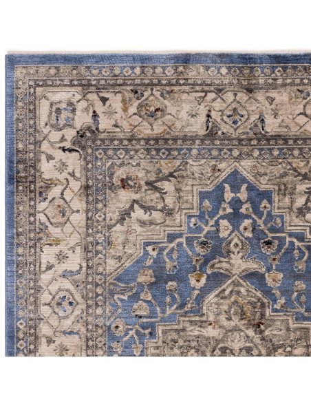 Tappeto Sovereign Blue Medallion: eleganza classica e colori raffinati, perfetto per chi ama i tappeti tradizionali dal design