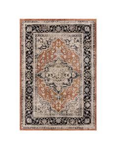 Tappeti classici dal design persiano e colori caldi: Sovereign Terracotta Medallion unisce eleganza, comfort e facilità di manu