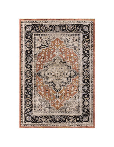 Tappeti classici dal design persiano e colori caldi: Sovereign Terracotta Medallion unisce eleganza, comfort e facilità di manu