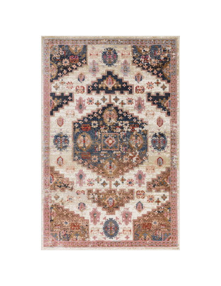 Discover the Zola Aras classic rug with a Persian pattern, blending traditional rugs' elegance with durable, soft synthetic fib