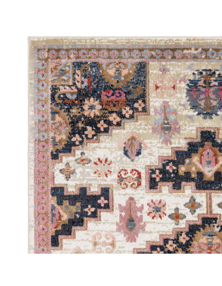 Discover the Zola Aras classic rug with a Persian pattern, blending traditional rugs' elegance with durable, soft synthetic fib