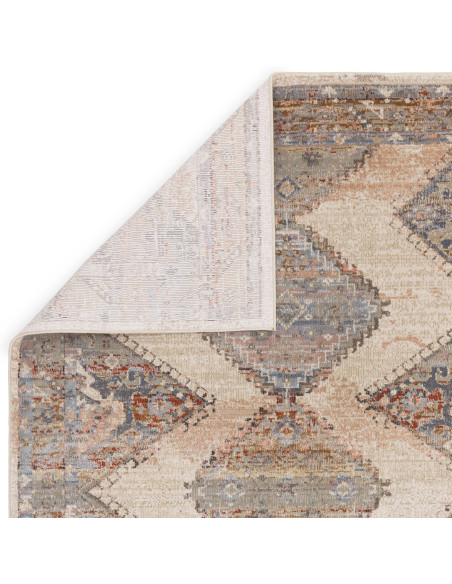 Elevate your home with the Zola Lisar classic rug, featuring a timeless Persian pattern and durable, easy-care synthetic fibers