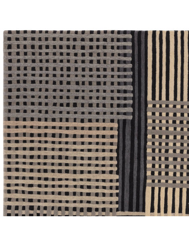 Tappeto Aspect Grey Multi: design moderno e materiali naturali per un soggiorno elegante e contemporaneo. Comfort e stile in og