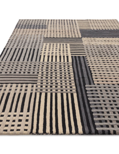 Tappeto Aspect Grey Multi: design moderno e materiali naturali per un soggiorno elegante e contemporaneo. Comfort e stile in og