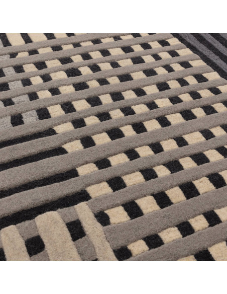 Tappeto Aspect Grey Multi: design moderno e materiali naturali per un soggiorno elegante e contemporaneo. Comfort e stile in og