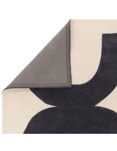 Elevate your space with the Canvas 03 Balance, a modern designer rug featuring bold geometric patterns and plush natural wool f