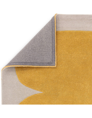 Elevate your space with the Canvas 04 Sculpt, a modern designer rug featuring a bold abstract geometric pattern in soft, natura