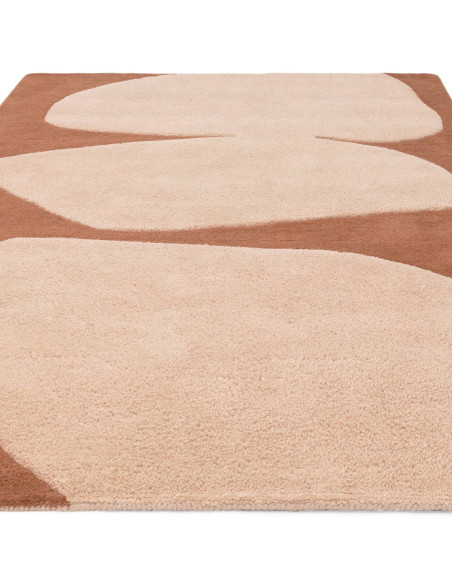 Elevate your space with the Canvas 05 Collage, a modern designer rug featuring abstract geometric elegance and plush 100% wool
