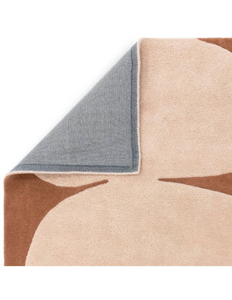Tappeto Canvas 05 Collage in lana naturale, design moderno e geometrico, perfetto per ambienti contemporanei e soggiorni dal gu