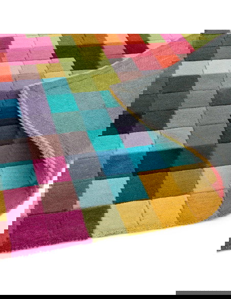 Tappeto Funk Multi: design moderno e colori vivaci per un soggiorno unico. Perfetto tra i tappeti contemporanei soggiorno di al