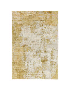 Elevate your space with the Gatsby Autumn modern designer rug, featuring a warm abstract pattern and luxurious viscose texture