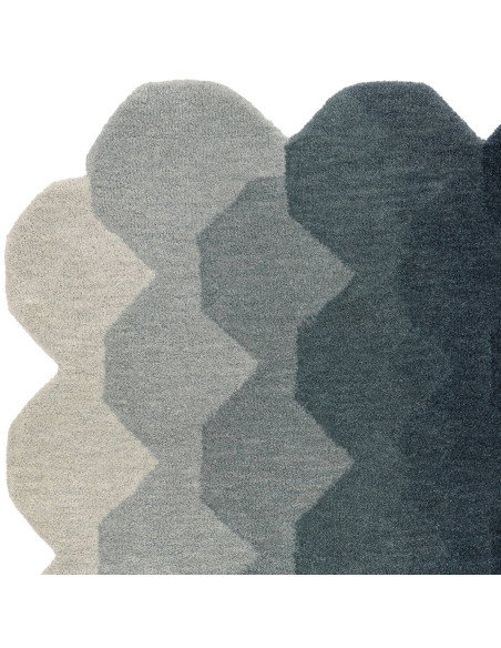 Tappeto Hive Teal: design geometrico e colori raffinati per un soggiorno moderno e accogliente. Perfetto tra i tappeti contempo