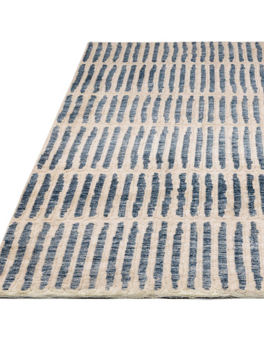 Elevate your space with the Mason Grid modern designer rug, featuring a plush geometric pattern perfect for stylish, durable, a