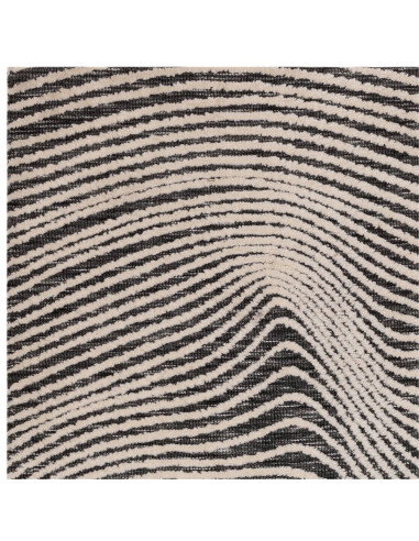 Tappeto contemporaneo moderno Mason Magnitude Black: design astratto, morbidezza e resistenza per un soggiorno elegante e di te