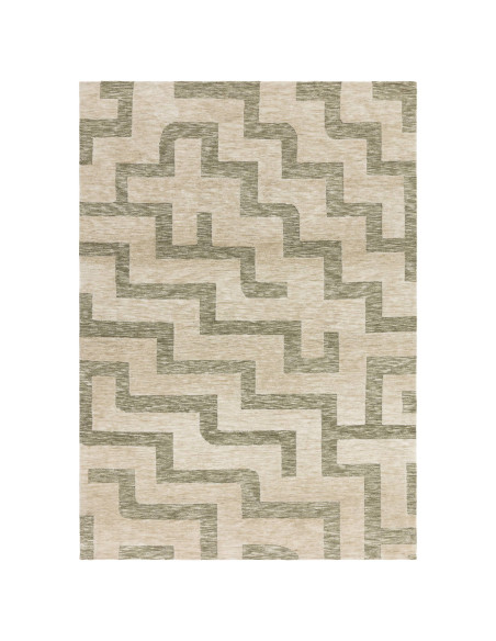 Elevate your space with the Mason Maze modern designer rug, featuring a durable geometric pattern and soft microfiber for lasti