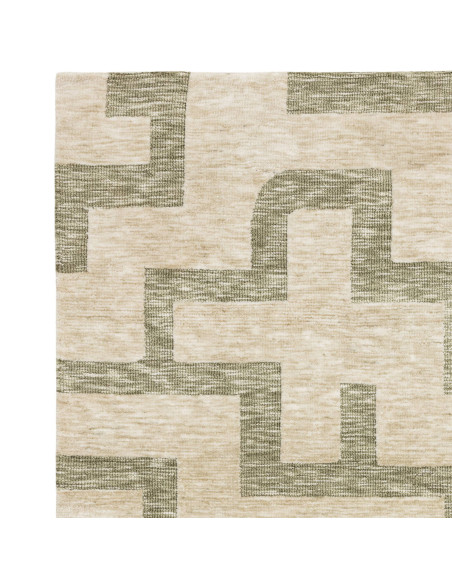 Elevate your space with the Mason Maze modern designer rug, featuring a durable geometric pattern and soft microfiber for lasti