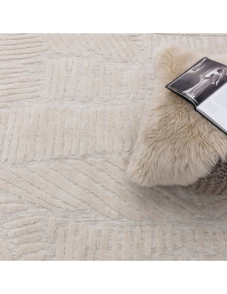 Tappeto Mason Trapezium: design moderno e geometrico, perfetto per soggiorni contemporanei. Eleganza, comfort e praticità in og