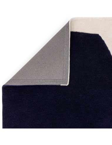 Discover the Matrix 102 Signature Indigo, a modern designer rug with bold geometric patterns and plush texture for stylish, con