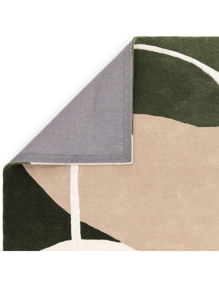 Elevate your home with the Matrix 103 Signature Moss, a modern designer rug blending abstract geometric style with plush comfor