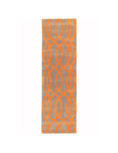 Tappeto Matrix MAX37 Wire Orange: design moderno e materiali naturali per un tocco unico nei tappeti contemporanei soggiorno. M