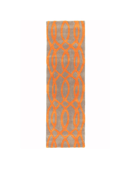 Tappeto Matrix MAX37 Wire Orange: design moderno e materiali naturali per un tocco unico nei tappeti contemporanei soggiorno. M