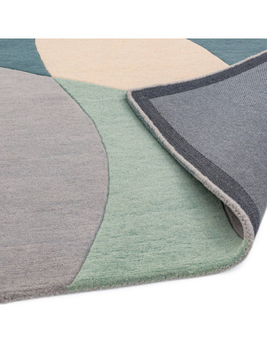 Tappeto Matrix MAX56 Arc Sky: design contemporaneo in lana naturale, perfetto per soggiorni moderni e raffinati. Eleganza e com