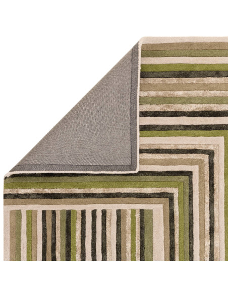 Tappeto Matrix Network Forest: design geometrico e morbidezza per un soggiorno moderno e accogliente. Perfetto tra i tappeti co