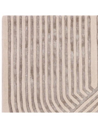 Tappeto Matrix Solsitice Ivory: design moderno e materiali naturali per un soggiorno elegante e accogliente. Perfetto tra i tap