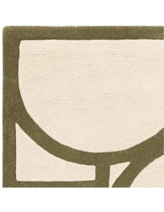 Tappeto Metro Khaki in lana naturale: design geometrico moderno, perfetto tra i tappeti contemporanei soggiorno per stile e com 2