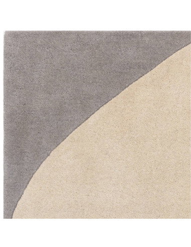 Tappeto Reef RF25 Mid Century Teal in lana naturale, design moderno e contemporaneo, perfetto per valorizzare il soggiorno con