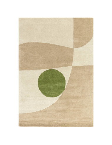 Elevate your space with the Reef RF31 Horizon, a modern designer rug featuring geometric elegance and plush natural wool for la