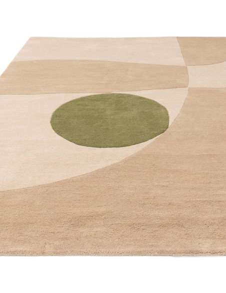 Elevate your space with the Reef RF31 Horizon, a modern designer rug featuring geometric elegance and plush natural wool for la