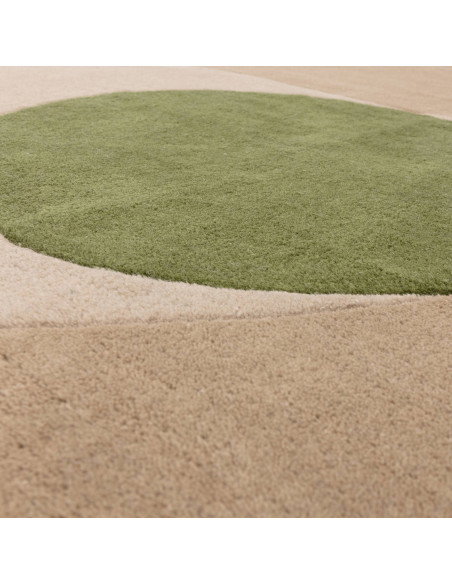 Elevate your space with the Reef RF31 Horizon, a modern designer rug featuring geometric elegance and plush natural wool for la