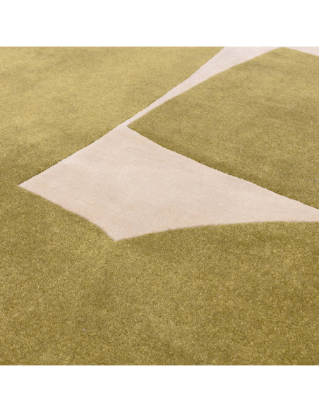 Tappeto Romy 04 Kite Sage: design geometrico moderno, comfort e qualità per un soggiorno elegante con tappeti contemporanei sog