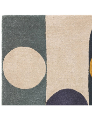 Elevate your space with the Romy 07 Morse Multi, a modern designer rug featuring vibrant geometric patterns and durable, easy-c