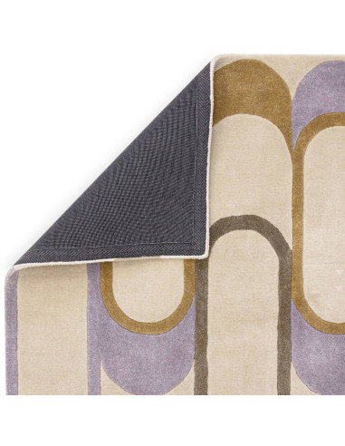 Elevate your space with the Romy 09 Module Pastel, a modern designer rug featuring a soft geometric abstract pattern in soothin