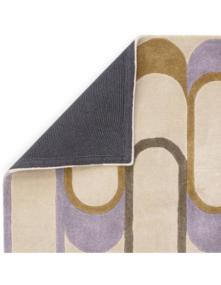 Elevate your space with the Romy 09 Module Pastel, a modern designer rug featuring a soft geometric abstract pattern in soothin