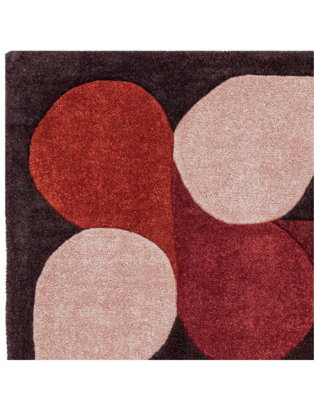 Tappeto Romy 14 Jive Red: design moderno e colori caldi per un soggiorno accogliente e di stile. Perfetto tra i tappeti contemp