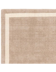Tappeto Albi Sand in lana naturale, design minimal e tinta unita, perfetto per ambienti eleganti e confortevoli. Facile da puli 2