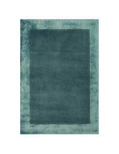 Tappeto Ascot Aqua Blue: eleganza minimalista e qualità superiore in tinta unita, perfetto per ambienti moderni e confortevoli.