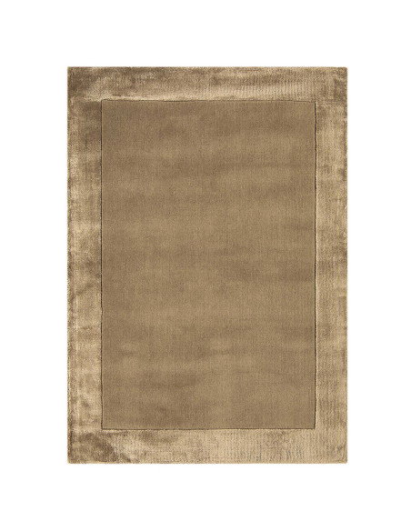 Tappeto Ascot Taupe: eleganza minimalista e comfort, perfetto per ogni ambiente con design tinta unita e materiali naturali di