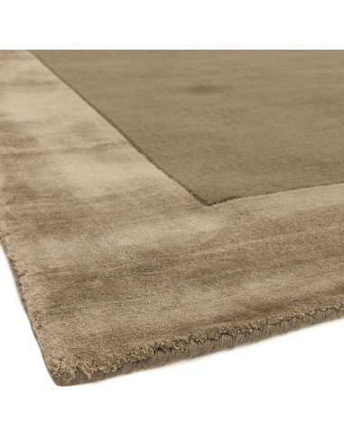 Elevate your space with the Ascot Taupe neutral rug, featuring a minimalist design and plush wool blend for lasting comfort and