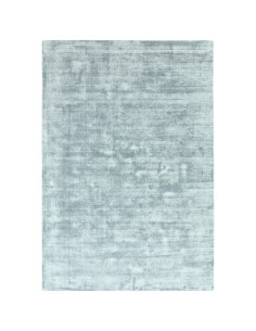 Elevate your space with the Blade Airforce Blue minimalist rug, featuring soft blue tones and luxurious natural viscose for tim