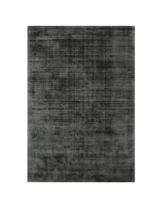 Elegant Blade Charcoal rug with handcrafted viscose texture, perfect for minimalist rugs lovers seeking timeless, neutral style