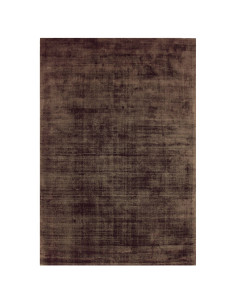 Tappeto Blade Chocolate: eleganza e comfort in viscosa naturale, perfetto per ambienti moderni con stile minimal e tinta unita