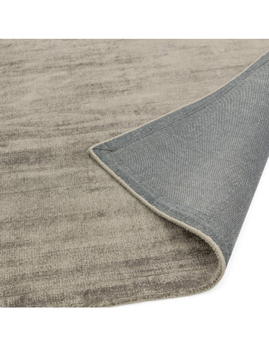 Elevate your space with the Blade Mocha neutral rug—handcrafted from natural viscose for a soft, minimalist look that complemen
