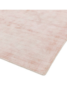 Elevate your space with the Blade Pink minimalist rug, featuring soft natural viscose for a sleek, elegant touch in any modern 2